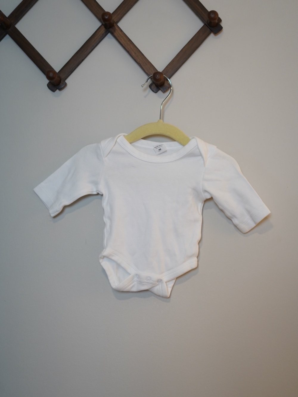 Colored Organics Classic White Long-Sleeve Baby One-Piece Bodysuit